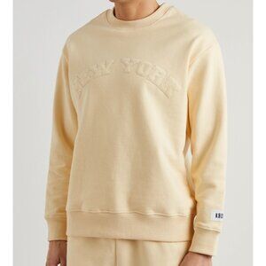 KROST New York Appliquéd Cotton Sweatshirt sz Small